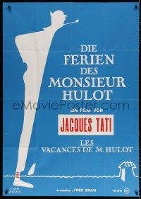 7g232 MR. HULOT'S HOLIDAY Swiss R1970s Jacques Tati, Les vacances de Monsieur Hulot