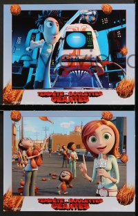 7g160 CLOUDY WITH A CHANCE OF MEATBALLS 8 French LCs 2009 Bill Hader, Anna Faris, cute animation!