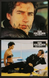 7g122 LIVING DAYLIGHTS 12 French LCs 1987 Timothy Dalton as James Bond & sexy Maryam d'Abo!