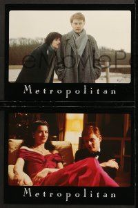 7g176 METROPOLITAN 8 French LCs 1990 Whit Stillman's film about the downwardly mobile!