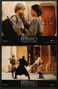 7g136 PHANTOM MENACE 10 French LCs 1999 George Lucas, Liam Neeson, Ewan McGregor, Star Wars!