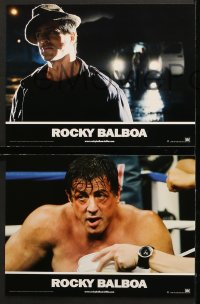 7g206 ROCKY BALBOA 6 French LCs 2007 boxing sequel, director & star Sylvester Stallone!
