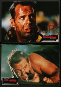 7g054 DIE HARD 22 German LCs 1988 cop Bruce Willis is up against twelve terrorists, crime classic!