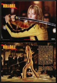 7g068 KILL BILL: VOL. 1 8 German LCs 2003 Tarantino, Thurman, katana, here comes the bride!