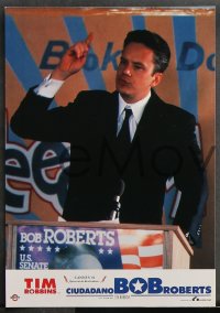 7g086 BOB ROBERTS 12 Spanish LCs 1992 Tim Robbins comedy, vote first & ask questions later!