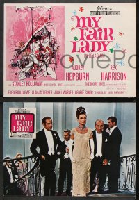 7g108 MY FAIR LADY 10 Spanish LCs R1975 w/ tc art of Hepburn & Harrison by Bob Peak and Bill Gold!