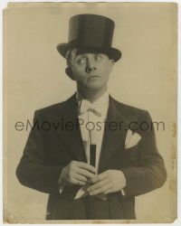 7h114 BERT WHEELER deluxe 11x14 still 1937 solo portrait without Robert Woolsey, tuxedo & top hat!