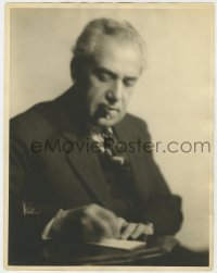 7h133 CHANNING POLLOCK deluxe 11x14 still 1930s the writer/playwright smoking cigar by Mitchell!
