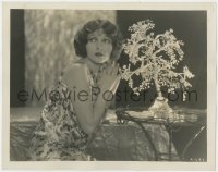 7h148 CORINNE GRIFFITH deluxe 11.25x14 still 1920s First National studio portrait by glass tree!