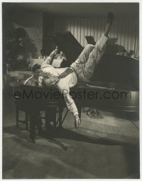 7h270 LET'S DANCE deluxe 10.5x13.5 still 1950 Fred Astaire does a flip while dancing by piano!