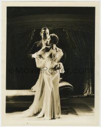 7h357 RIPTIDE deluxe 11x14 still 1934 beautiful Norma Shearer & Herbert Marshall in a tender scene!