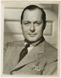 7h358 ROBERT MONTGOMERY deluxe 10x13 still 1950s great head & shoulders smiling MGM studio portrait!