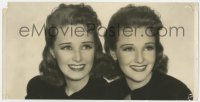 7h363 ROSEMARY LANE/LOLA LANE 7x14 still 1930s c/u of the famous sisters side by side!