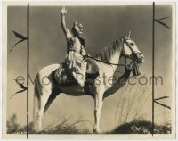 7h368 SABU deluxe 11x14 still 1938 wonderful portrait with arm raised on horse from Drums!
