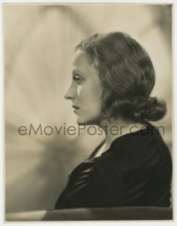 7h390 TALLULAH BANKHEAD deluxe 10.75x13.75 still 1931 great profile portrait by Herman Zerrenner!