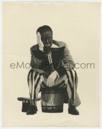 7h401 UNKNOWN ACTOR 11x14 still 1920s blackface minstrel in Uncle Sam-like costume, help identify!