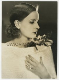 7h411 WILD ORCHIDS deluxe 8.25x11.75 still 1929 Greta Garbo portrait by Ruth Harriet Louise!
