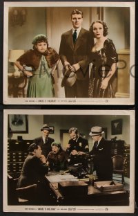 7h077 ANGEL'S HOLIDAY 3 color deluxe 11x14 stills 1937 Jane Withers, Robert Kent & Sally Blane!