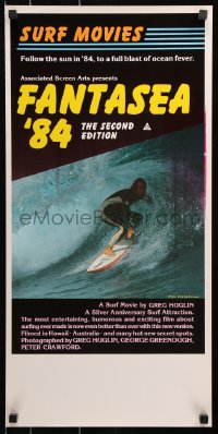 7j055 FANTASEA '84 Aust daybill 1984 great close up surfing photo, a blast of ocean fever!