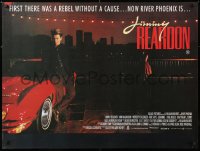 7j551 NIGHT IN THE LIFE OF JIMMY REARDON British quad 1988 cool image of River Phoenix, worry!