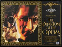 7j559 PHANTOM OF THE OPERA British quad 1990 Robert Englund was Freddy and now he's the phantom!