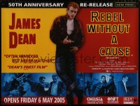 7j567 REBEL WITHOUT A CAUSE advance British quad R2005 James Dean, bad boy from a good family!