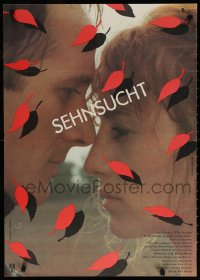 7j208 SEHNSUCHT East German 23x32 1990 Jurgen Brauer, leaves & romantic close-up of top cast!