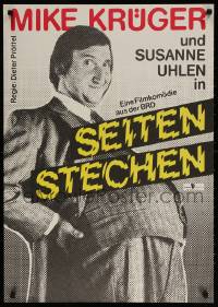 7j209 SEITENSTECHEN East German 23x32 1987 wacky image of Mike Kruger as a pregnant man!