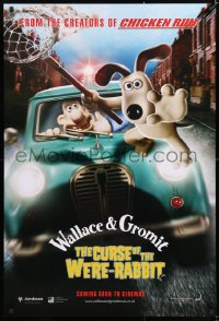 7j476 WALLACE & GROMIT: THE CURSE OF THE WERE-RABBIT advance DS English 1sh 2005 claymation!