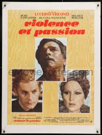 7j279 CONVERSATION PIECE French 24x32 1975 Luchino Visconti's Gruppo di famiglia in un interno!
