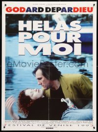 7j313 OH WOE IS ME French 24x32 1993 Jean-Luc Godard, Gerard Depardieu, Helas pour moi!