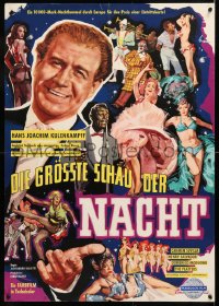 7j226 EUROPEAN NIGHTS German 1960 Europa di notte, Coccinelle, after-dark-to-dawn cabaret, cast!
