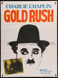 7j031 GOLD RUSH Indian R1970s Charlie Chaplin classic, cool different artwork!