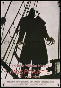 7j729 NOSFERATU Italian 1sh R2000s great completely different image of Max Schrek as the monster!
