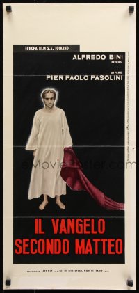 7j779 GOSPEL ACCORDING TO ST. MATTHEW Italian locandina 1964 Pasolini's Il Vangelo secondo Matteo!