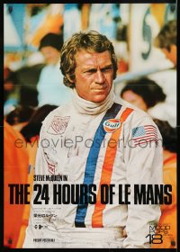 7j993 LE MANS Japanese music 1971 cool image of race car driver Steve McQueen, different!