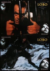 7j463 WOLF group of 2 Spanish 1994 Jack Nicholson, Michelle Pfeiffer, directed by Mike Nichols!