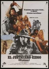 7j381 BLINDMAN Spanish 1972 Tony Anthony, Ringo Starr, spaghetti western!