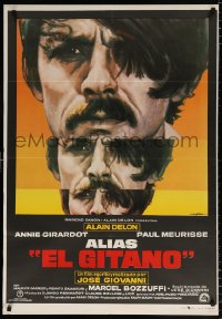 7j403 GYPSY Spanish 1976 great completely different close ups of Alain Delon by Mac Gomez!