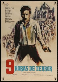 7j421 NINE HOURS TO RAMA Spanish 1963 Horst Buchholz, murder that changed lives of millions!