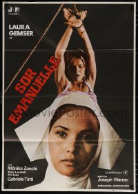 7j441 SISTER EMANUELLE Spanish 1978 different images of sexy Laura Gemser as nun trying to be good!