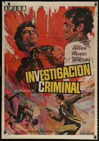 7j455 WHITE SKIN MARKET Spanish 1972 Juan Bosch's Invetigacion Criminal, different art by Ripoll!