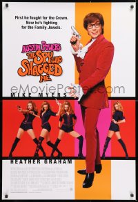 7k528 AUSTIN POWERS: THE SPY WHO SHAGGED ME 1sh 1999 Mike Myers, super sexy Heather Graham!