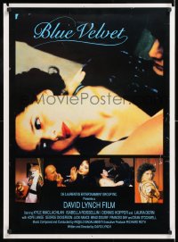 7k200 BLUE VELVET 25x35 English commercial poster 2000s directed by David Lynch, sexy Isabella Rossellini!