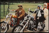 7k211 EASY RIDER 25x37 Dutch commercial poster 1970 Fonda, Nicholson & Hopper on motorcycles!