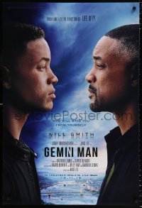 7k647 GEMINI MAN teaser DS 1sh 2019 Will Smith faces off, who will save you from yourself?