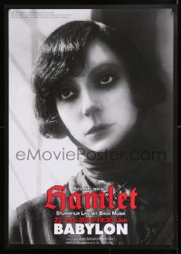 7k172 HAMLET German R2018 great close-up image of Asta Nielsen in the title role!