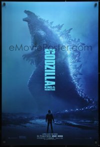 7k656 GODZILLA: KING OF THE MONSTERS teaser DS 1sh 2019 great full-length image of the creature!