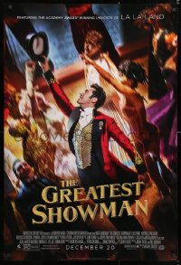 7k665 GREATEST SHOWMAN style B advance DS 1sh 2017 Hugh Jackman as P.T. Barnum, top cast!
