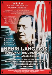 7k684 HENRI LANGLOIS: PHANTOM OF THE CINEMATHEQUE 1sh 2004 Life story of Henri Langlois!